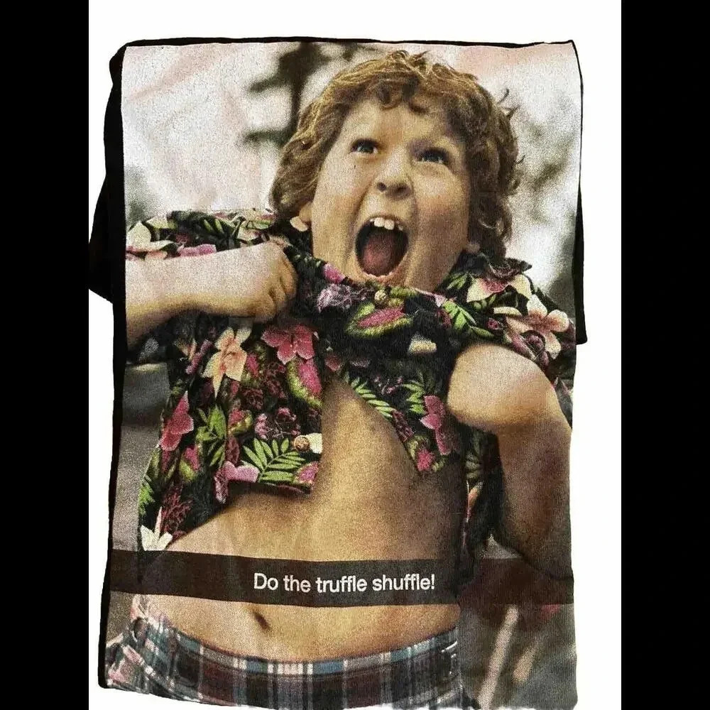 Goonies Do The Truffle Shuffle Funny‎ Printed Tee Joke